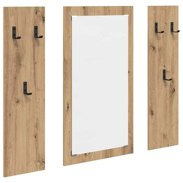 vidaXL Wandmontierter nachttisch Artisan-Eiche 96 x 1,5 x 90 cm