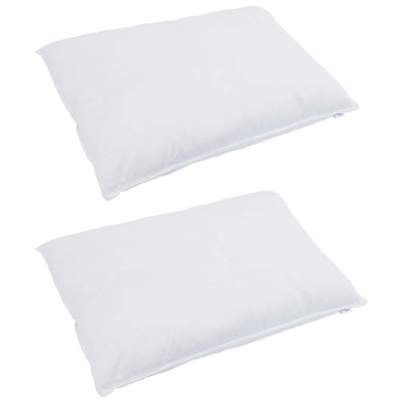 vidaXL Ensemble de housses de couette avec oreillers 3 pcs Blanc Plume et Duvet