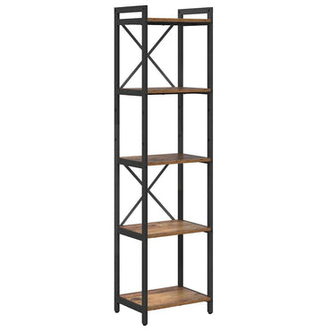vidaXL Bibliothèque en bois de récupération 40 x 30 x 155 cm en bois d'ingénierie