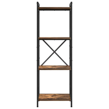 vidaXL Bibliothèque Chêne fumé 40 x 30 x 85 cm Bois d'ingénierie