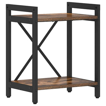 vidaXL Bücherregal Geräucherte Eiche 40 x 30 x 50 cm Holzwerkstoff