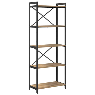 vidaXL Bibliothèque Chêne artisan 60 x 30 x 155 cm Bois d'ingénierie