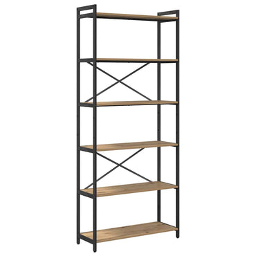 vidaXL Bücherregal Artisan-Eiche 40 x 30 x 85 cm Holzwerkstoff