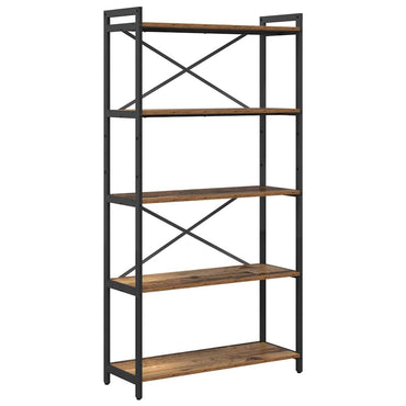 vidaXL Bibliothèque en bois de récupération 80 x 30 x 155 cm Bois d'ingénierie