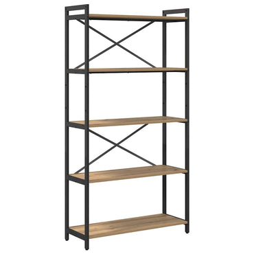 vidaXL Bibliothèque Chêne artisan 80 x 30 x 155 cm Bois d'ingénierie