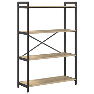 vidaXL Bücherregal Sonoma-Eiche 80 x 30 x 120 cm Holzwerkstoff
