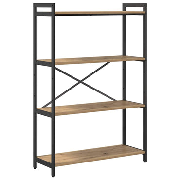 vidaXL Bücherregal Artisan-Eiche 80 x 30 x 120 cm Holzwerkstoff