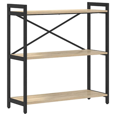 vidaXL Bücherregal Sonoma-Eiche 80 x 30 x 85 cm Holzwerkstoff