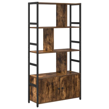 vidaXL Bibliothèque Chêne fumé 80 x 30 x 155,5 cm Bois d'ingénierie
