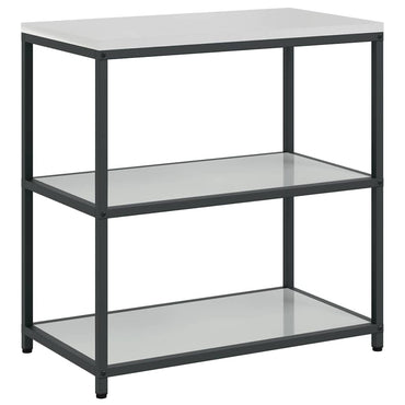 vidaXL Küchenaufbewahrung mit Regal Silber 60 x 50 x 92 cm Stahl