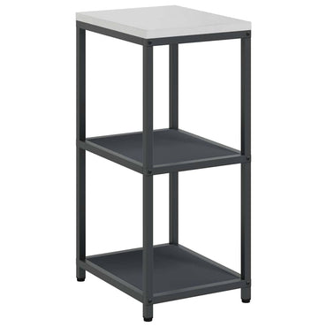 vidaXL Küchenaufbewahrung mit Regal Anthrazit 60 x 50 x 92 cm Stahl