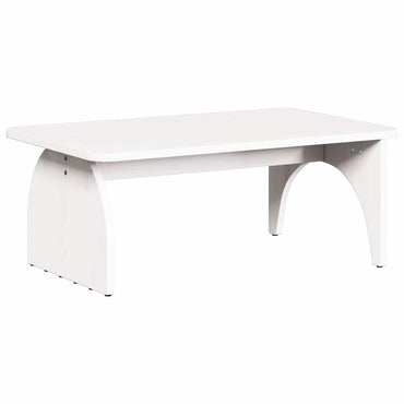 vidaXL Couchtisch Weiß 80 x 50 x 31 cm Massivholz Kiefer