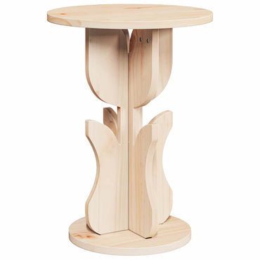vidaXL Couchtisch Natur 39,5 x 39,5 x 53,5 cm Massivholz Kiefer