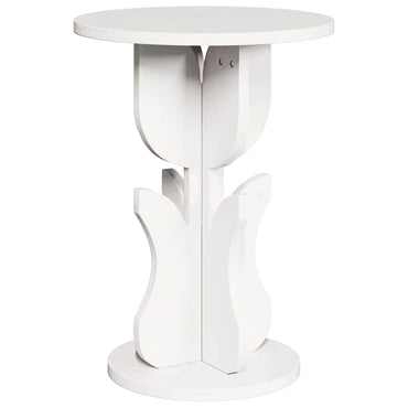 vidaXL Couchtisch Weiß 39,5 x 39,5 x 53,5 cm Massivholz Kiefer