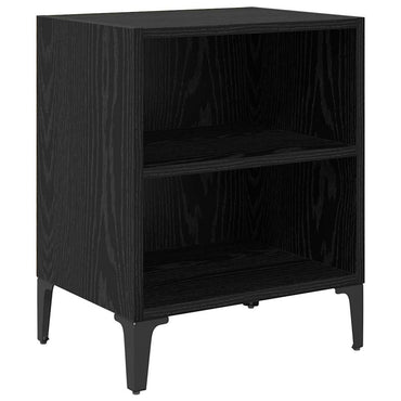 vidaXL Nachttisch Schwarz Eichen-Optik 40 x 30 x 50 cm Holzwerkstoff