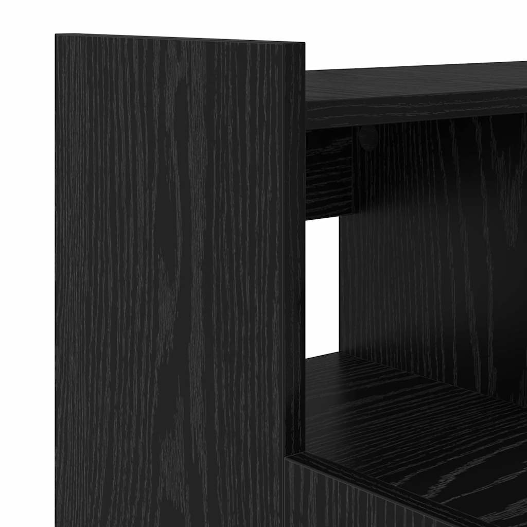 vidaXL Schreibtisch Schwarz Eichen-Optik 97 x 45 x 90 cm Holzwerkstoff