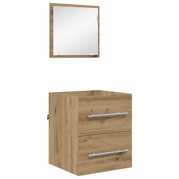 vidaXL Ensemble de meubles de salle de bain avec tiroirs marron 41 x 38,5 x 48 cm
