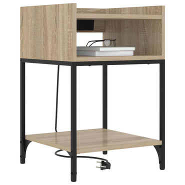 vidaXL Tables de chevet 2 pcs Chêne Sonoma 40 x 40 x 61 cm Bois d'ingénierie