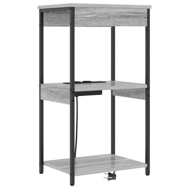 vidaXL Nachttisch Graues Sonoma 41 x 31 x 76 cm Holzwerkstoff