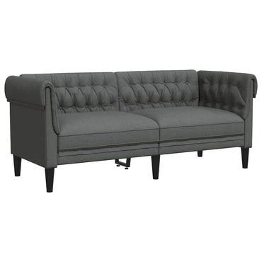 vidaXL Sofa Dunkelgrau 182,5 x 74,5 x 74,5 cm Polyester