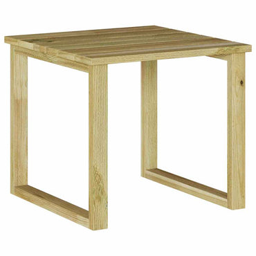 vidaXL Tisch Natur 40 x 40 x 36 cm Imprägniertes Kiefernholz