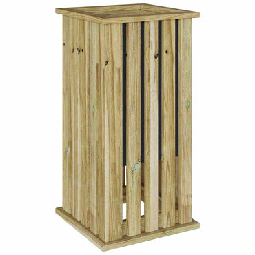 vidaXL Pflanzkästen Braun 33 x 33 x 65 cm Imprägniertes Kiefernholz