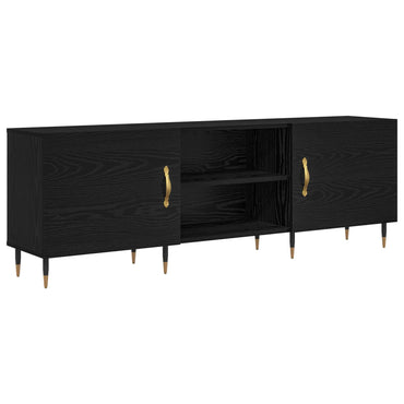 vidaXL TV-Schränk Schwarz Eichen-Optik 150 x 30 x 50 cm Holzwerkstoff