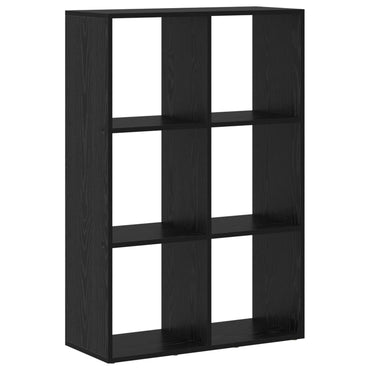vidaXL Bücherregal Schwarz Eichen-Optik 69,5 x 29 x 103,5 cm