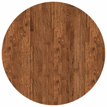 vidaXL Tischplatte Hellbraun Ø 80 x 2,5 cm Massivholz Eiche