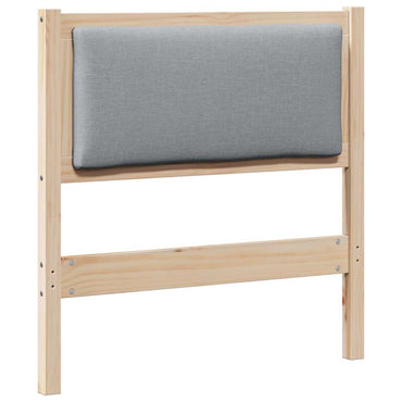 vidaXL Kopfteil Sonstiges Braun 80 cm Massivholz Kiefer