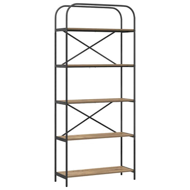 vidaXL Bücherregal Artisan-Eiche 80 x 30 x 183 cm Holzwerkstoff