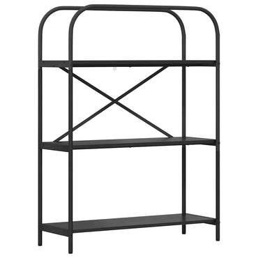 vidaXL Bücherregal Schwarz Eichen-Optik 80 x 30 x 109 cm Holzwerkstoff