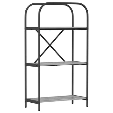 vidaXL Bibliothèque Gris Sonoma 60 x 30 x 109 cm Bois d'ingénierie