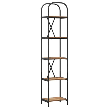 vidaXL Bibliothèque en bois de récupération 40 x 30 x 183 cm Bois d'ingénierie