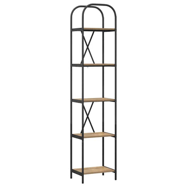 vidaXL Bibliothèque en chêne artisan 40 x 30 x 183 cm en bois d'ingénierie
