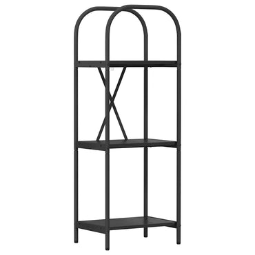 vidaXL Bücherregal Schwarz Eichen-Optik 40 x 30 x 109 cm Holzwerkstoff