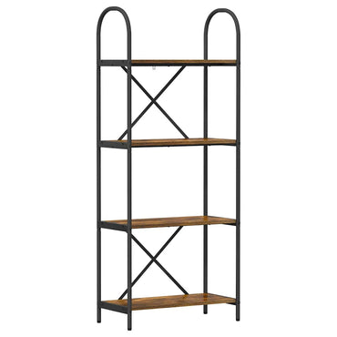 vidaXL Bücherregal Geräucherte Eiche 60 x 30 x 146 cm Holzwerkstoff