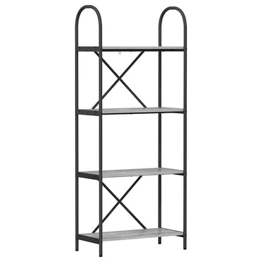 vidaXL Bücherregal Graues Sonoma 60 x 30 x 146 cm Holzwerkstoff