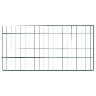 vidaXL Teichzaun Set 5 pcs Grün 100 x 50 cm Stahl