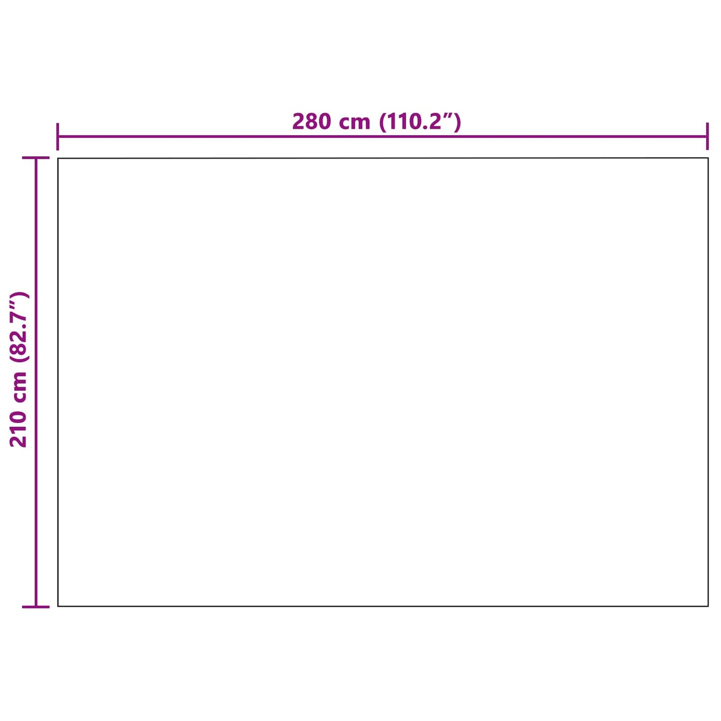 Wohndecken 6 pcs Kamel 280 x 210 cm Fleece