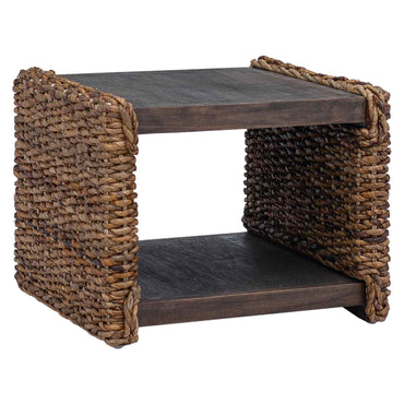 vidaXL Couchtisch Natur 45 x 45 x 45 cm Massives Mahagoni Holz