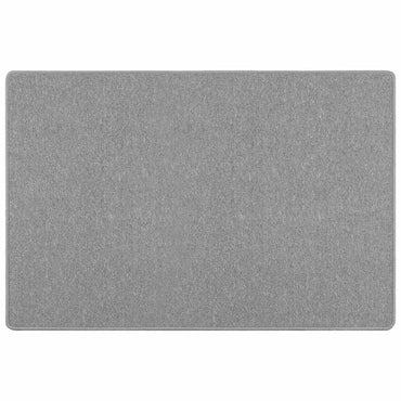vidaXL Teppichläufer Hellgrau 100 x 150 cm 100% Polypropylen