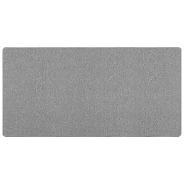 vidaXL Teppichläufer Hellgrau 100 x 200 cm 100% Polypropylen