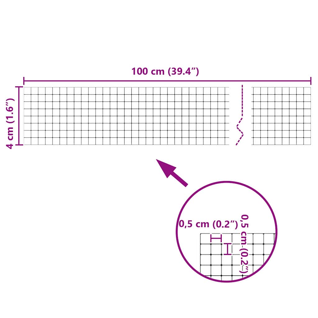 Spiegel-Mosaikfliese Geometrisch 12 pcs Silber 100 x 4 cm Glas