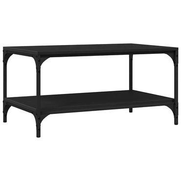 vidaXL Couchtisch Schwarz Eichen-Optik 81 x 50 x 40 cm Holzwerkstoff