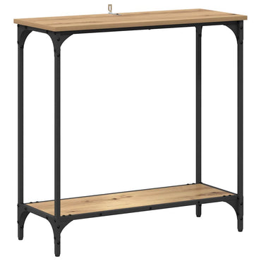 vidaXL Konsolentisch Artisan-Eiche 75 x 30.5 x 75 cm Holzwerkstoff
