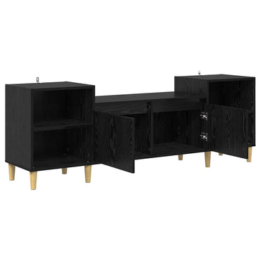 vidaXL TV-Schränk Schwarz Eichen-Optik 160 x 35 x 55 cm Holzwerkstoff
