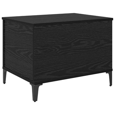 vidaXL Couchtisch Schwarz Eichen-Optik 60 x 44,5 x 45 cm Holzwerkstoff