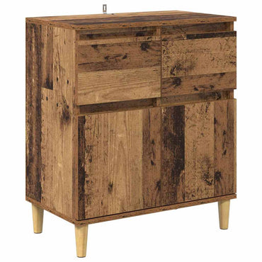 vidaXL Sideboard mit Schubladen Altholz 60 x 35 x 70 cm Holzwerkstoff