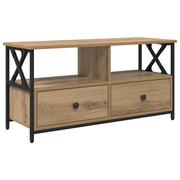vidaXL TV-Schränk mit Schubladen Artisan-Eiche 90 x 33 x 45 cm